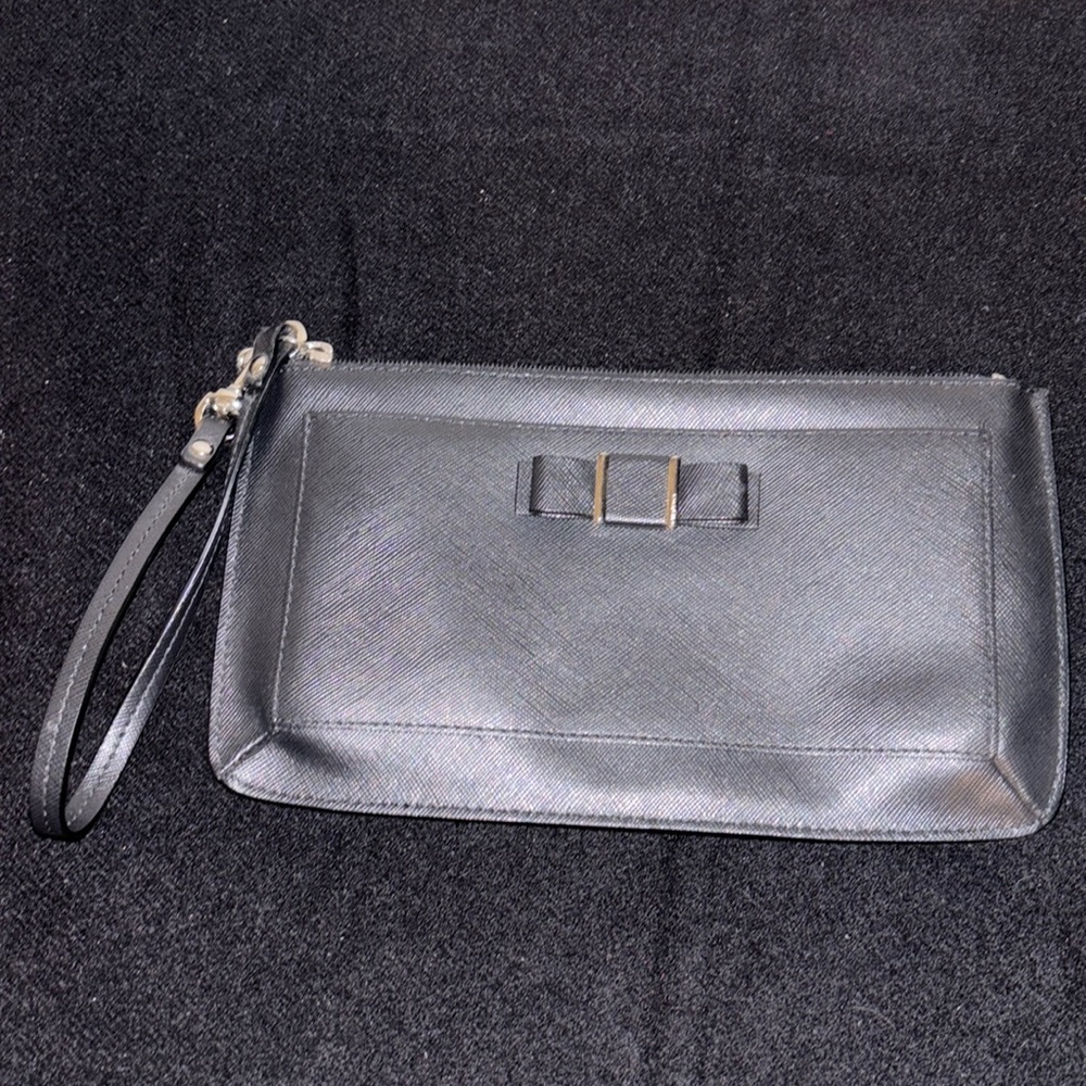 Black coach wristlet